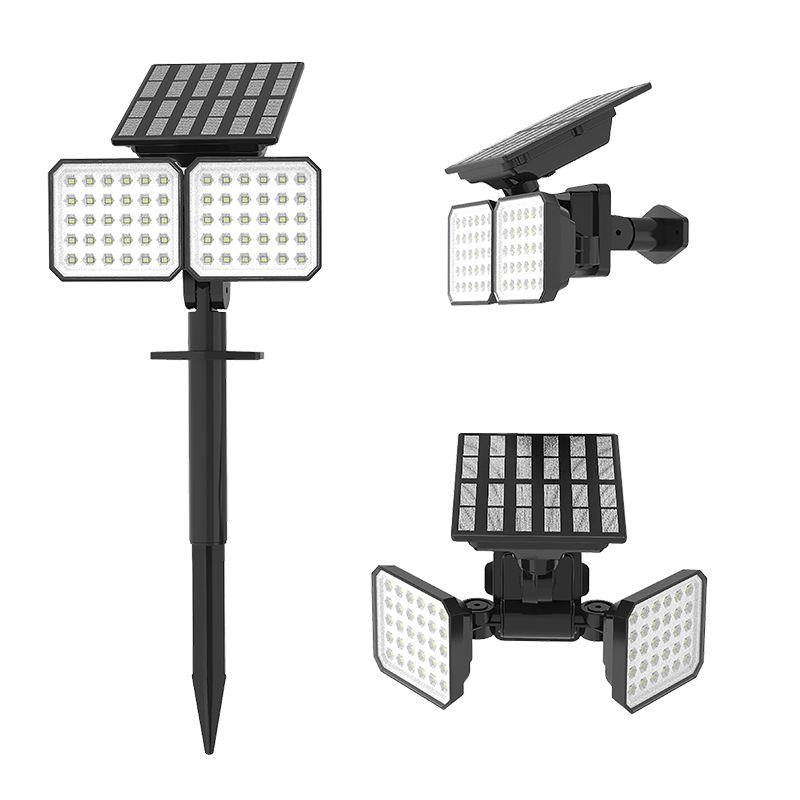 SOLAR GARDEN LIGHT 15x18x36cm,  120Lm ,IP44 WATERPROOF