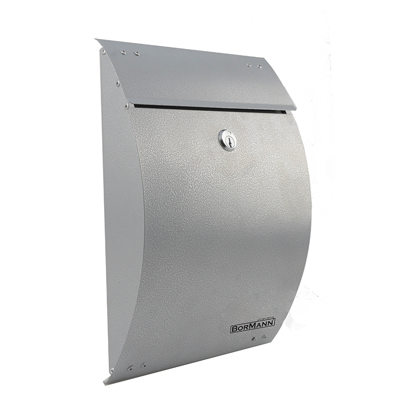 BORMANN BMB1000 Γραμματοκιβώτιο Μ22xΠ7xΥ30cm,Ασημί