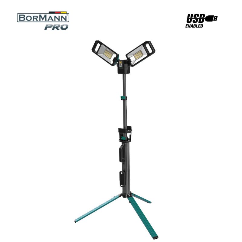 RECHARGEABLE LED WORK LIGHT STAND 5000Lm