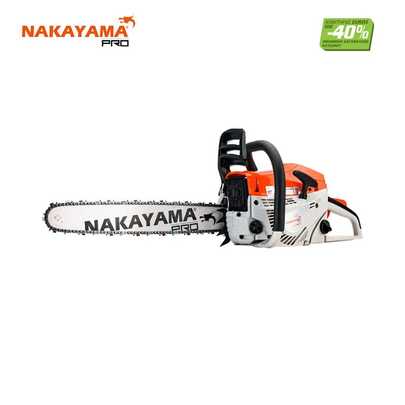 NAKAYAMA Pro PC4610 Αλυσοπρίονο Βενζίνης 2,4Hp, 45.6cc,