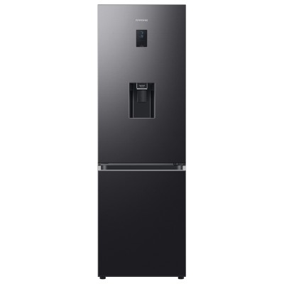 Samsung RB34C652EB1/EF Ψυγειοκαταψύκτης 341lt, Total NoFrost, E (Υ185xΠ59.5xΒ65.8) Dark Inox