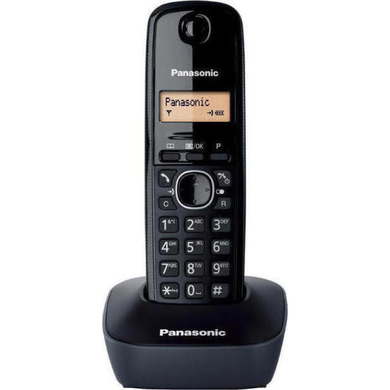 Ασύρματο Τηλέφωνο Panasonic KX-TG1611 Μαύρο