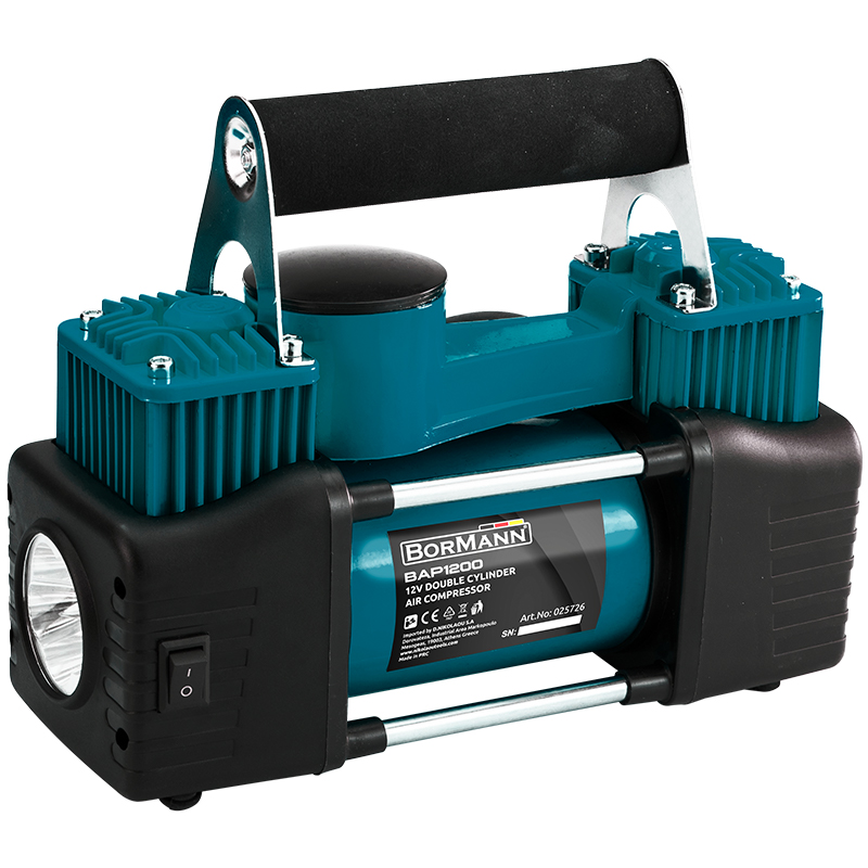 12V DOUBLE CYLINDER CAR AIR COMPRESSOR