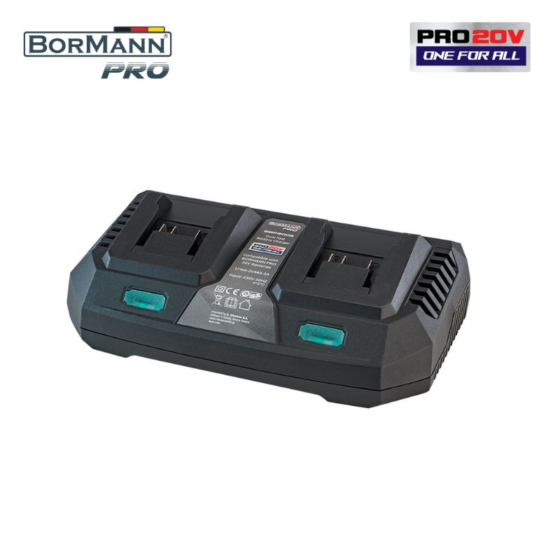 DUAL FAST CHARGER 20V Li-Ion-2x4Ah-3A