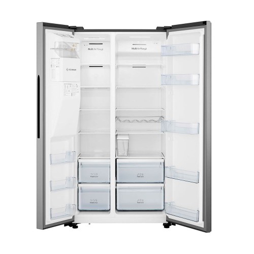 Hisense RS694N4TIE Ψυγείο Ντουλάπα Inox E