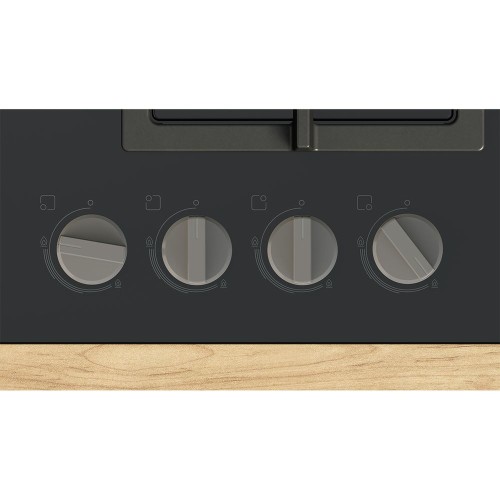 Bosch PNK6B6K40 Black Εστίες Υγραερίου