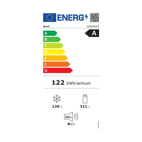 Bosch KGN49OCAF Ψυγειοκαταψύκτης