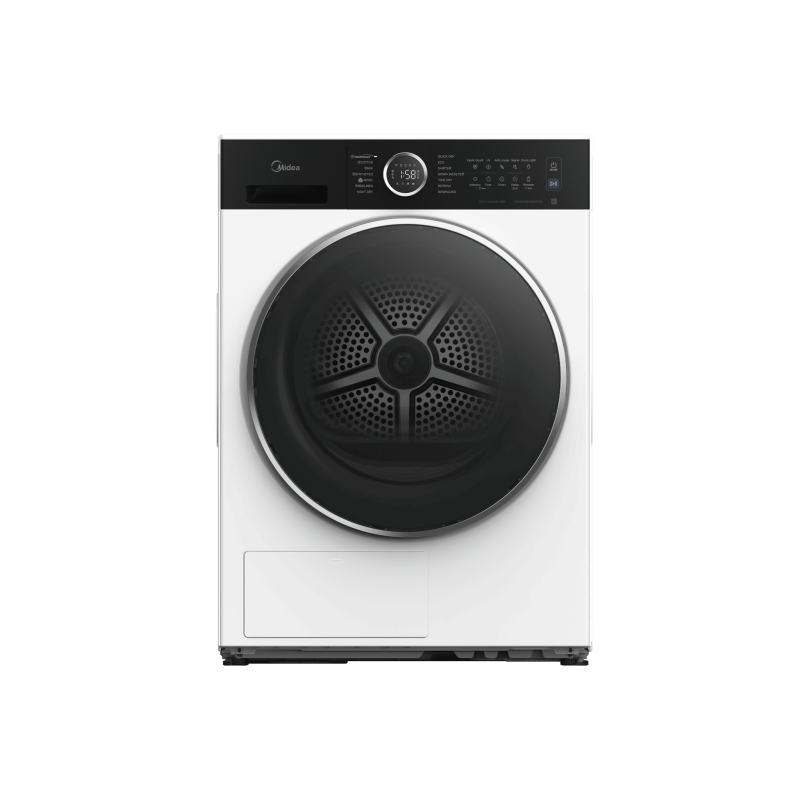 Midea MD205H100BW/W-GR Στεγνωτήριο Ρούχων 10kg