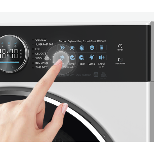 Midea MD210H100BW/W-GR Στεγνωτήριο Ρούχων 10kg