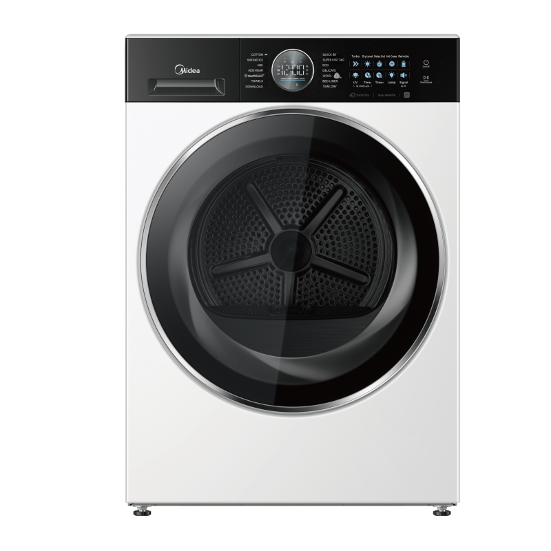 Midea MD210H100BW/W-GR Στεγνωτήριο Ρούχων 10kg